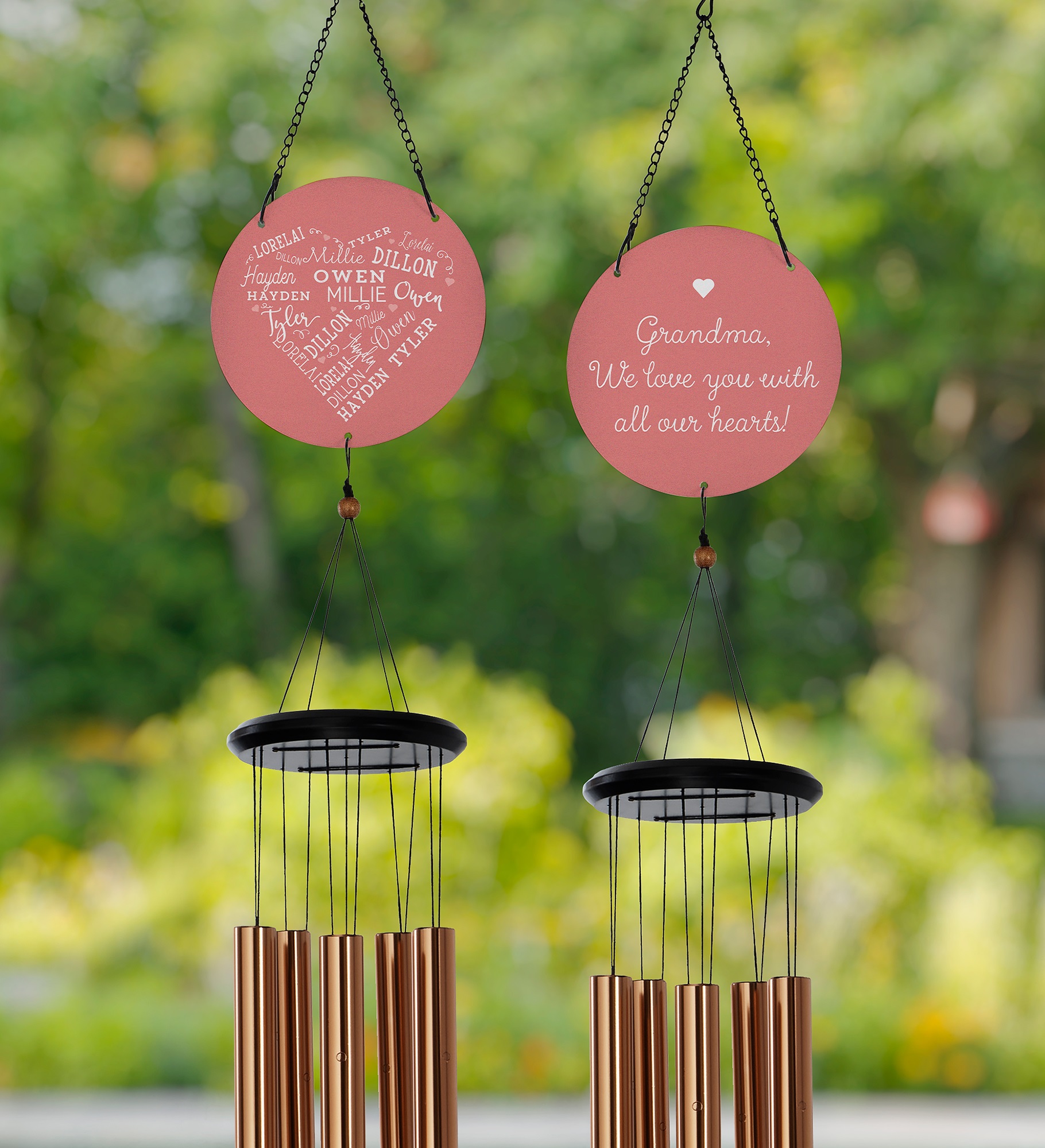 Close To Her Heart Personalized Wind Chimes 
